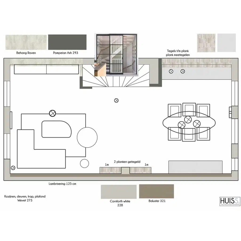 Totaal interieurplan Alkmaar HUISS